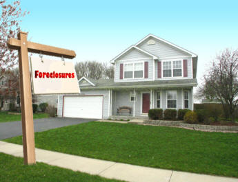 Home is in a down market, showing times of foreclosures